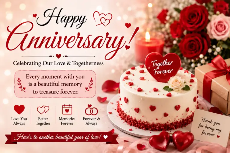 200+ Romantic Anniversary Wishes