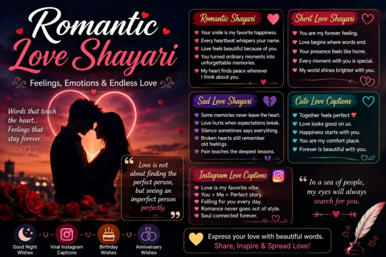 Romantic Love Shayari